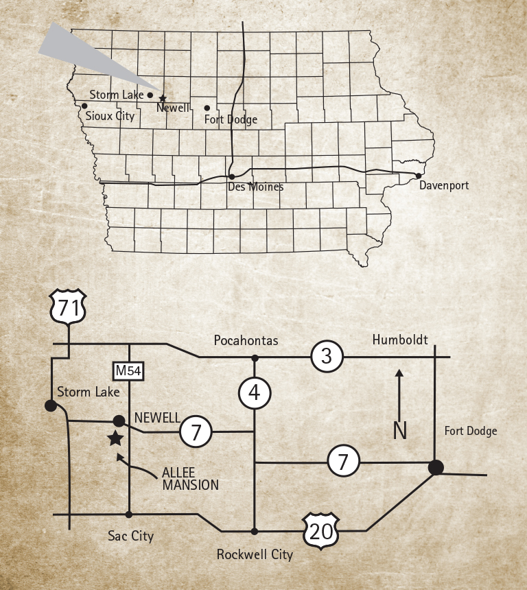 Hours and Map Newell Historical Society